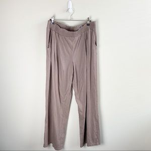 Any Body Brown/Mauve Stretchy Lounge Pants